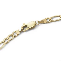 10K Yellow Gold 3.9mm 20-22" Hollow Figaro Chain