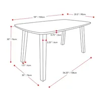 Tiffany -Piece Dining Set