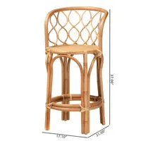 Diana Dining  Collection Counter Height Bar Stool