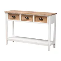 Benedict Living Room Collection 3-Drawer Console Table