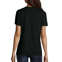 Hanes Womens V Neck Short Sleeve T-Shirt