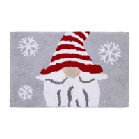 Avanti Christmas Gnome Bath Rug