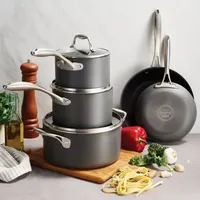 Tramontina Hard Anodized 8-pc. Cookware Set