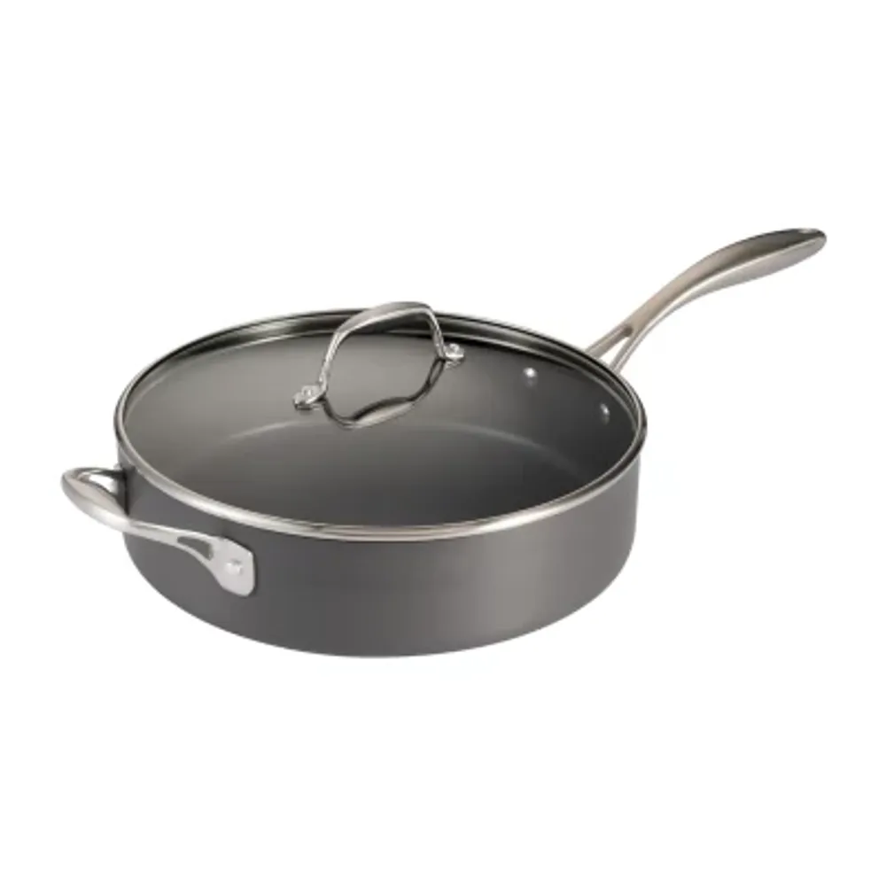 Ninja Foodi Neverstick Premium Hard Anodized Aluminum Dishwasher Safe Frying  Pan, Color: Dark Gray - JCPenney