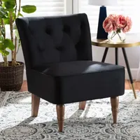 Harmon Velvet Upholstered Barrel Chair