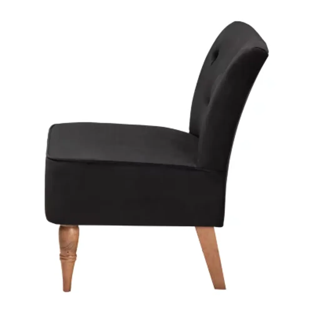 Harmon Velvet Upholstered Barrel Chair