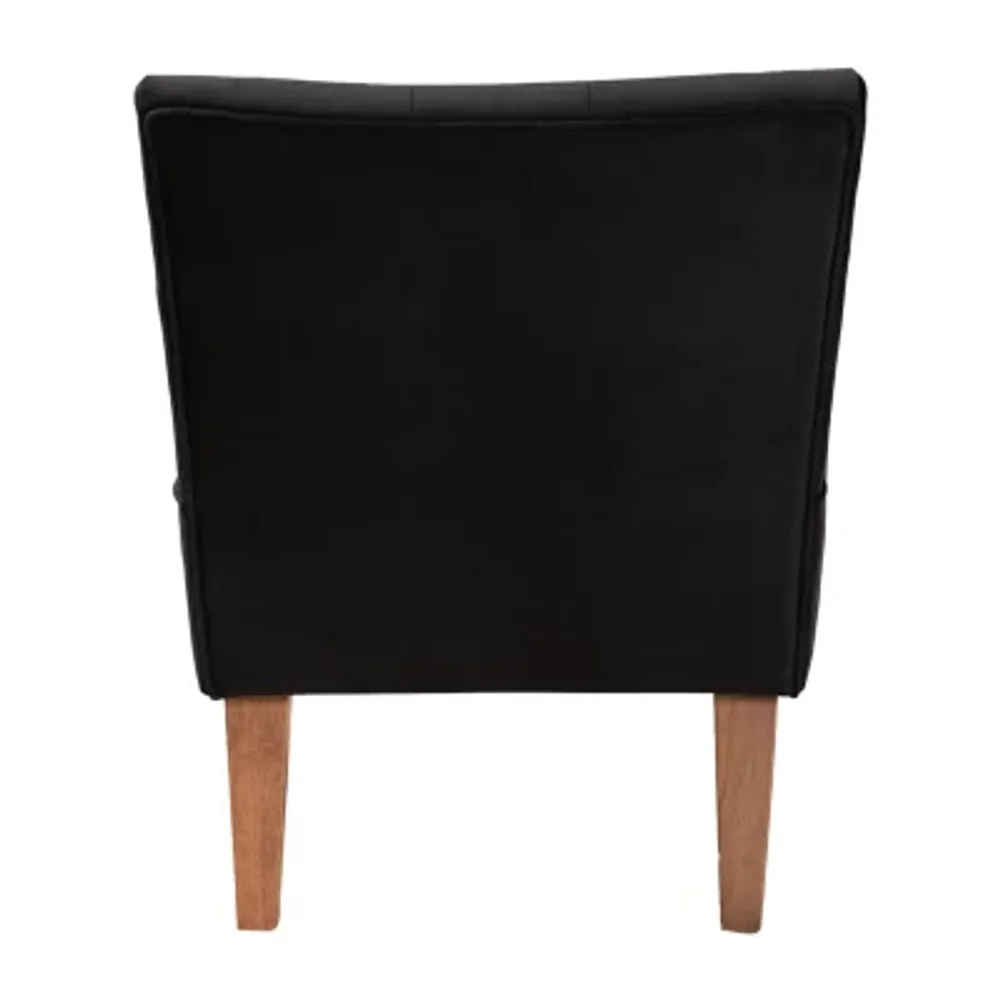 Harmon Velvet Upholstered Barrel Chair