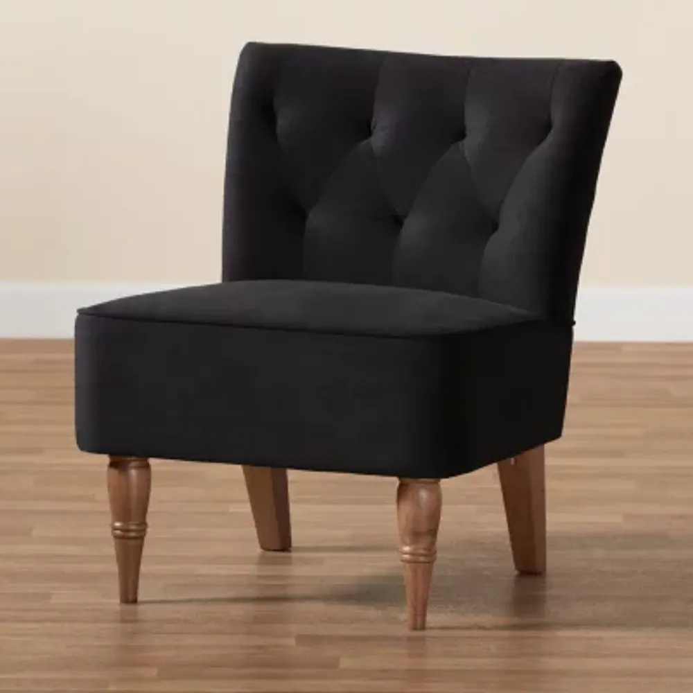 Harmon Velvet Upholstered Barrel Chair