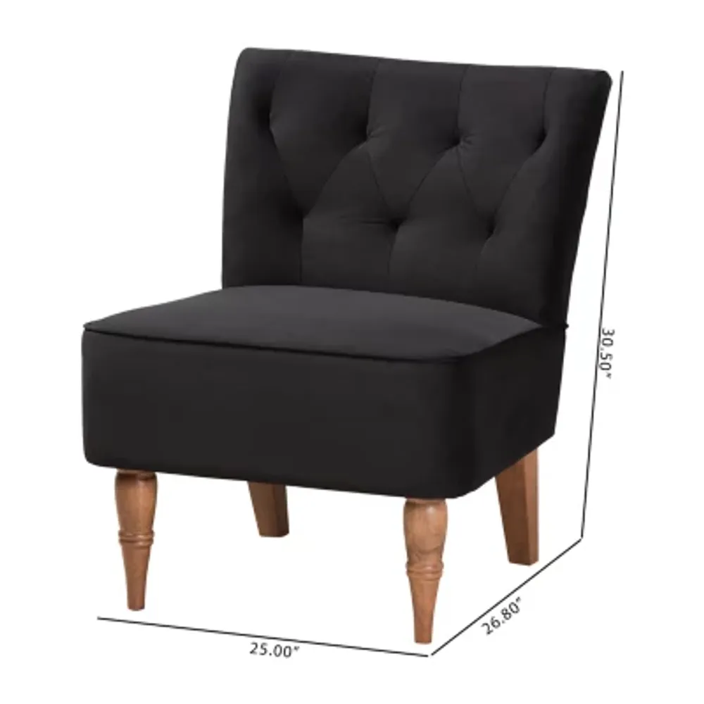 Harmon Velvet Upholstered Barrel Chair