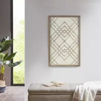 Madison Park Exton Overlapping Geometric Panel Wood Wall Art