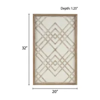 Madison Park Exton Overlapping Geometric Panel Wood Wall Art