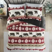 Woolrich Tunbridge Print Sherpa 3-pc. Extra Weight Comforter Set