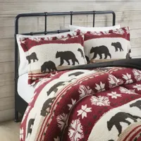 Woolrich Tunbridge Print Sherpa 3-pc. Extra Weight Comforter Set