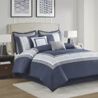 510 Design Kingwood 8-pc. Midweight Embroidered Comforter Set