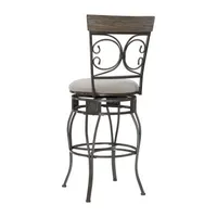 Maymead Big and Tall Swivel Bar Stool