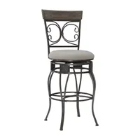 Maymead Big and Tall Swivel Bar Stool