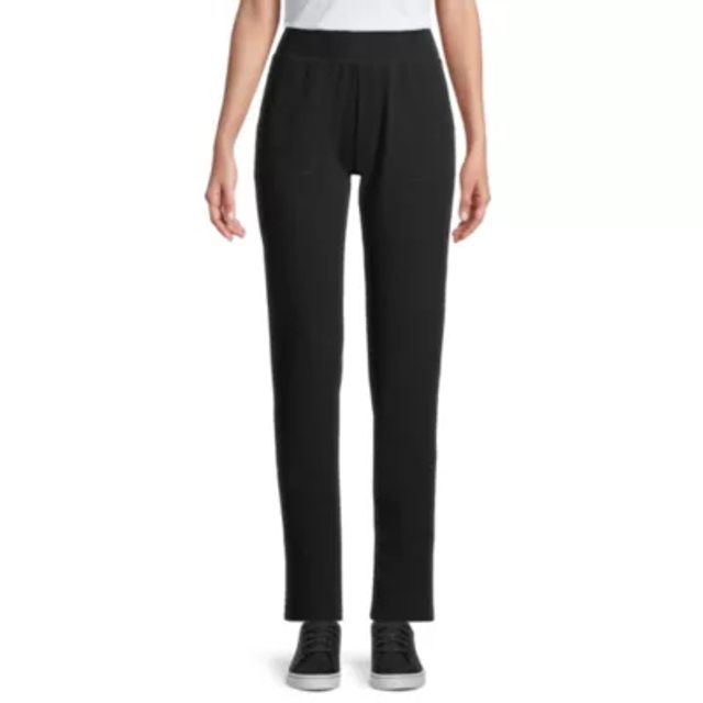 St. John's Bay Womens Slim Leg Pant, Color: Charcoal Heather - JCPenney