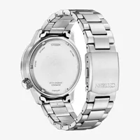 Citizen Unisex Adult Silver Tone Stainless Steel Bracelet Watch Bm7551-50x
