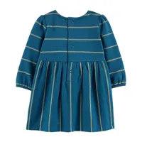 Carter's Baby Girls Long Sleeve Fitted Sleeve A-Line Dress