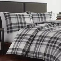 Eddie Bauer Coal Creek Plaid Midweight Reversible Comforter Set