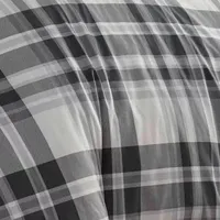 Eddie Bauer Coal Creek Plaid Midweight Reversible Comforter Set