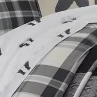 Eddie Bauer Coal Creek Plaid Midweight Reversible Comforter Set