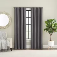 Eclipse Callahan Energy Saving Blackout Rod Pocket Set of 4 Curtain Panel