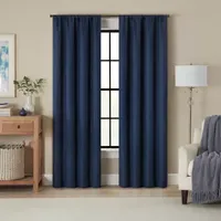 Vue Zana Energy Saving Light-Filtering Rod Pocket Set of 4 Curtain Panel