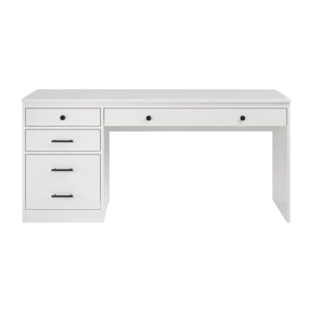 Verbena Home Office Desk with 1 File Cabinet