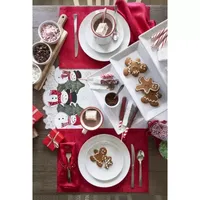 Homewear Holiday Red Jacquard Table Runner