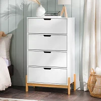 4 Drawer Scandivan Minimalist Chest