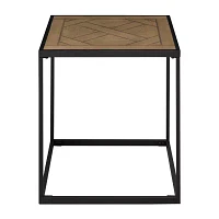 Powder Coated Square End Table