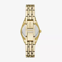 Relic By Fossil Womens Gold Tone Bracelet Watch Zr12672