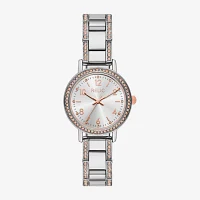 Relic By Fossil Womens Silver Tone Bracelet Watch Zr34661