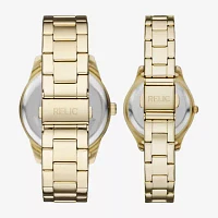 Relic By Fossil Unisex Adult Gold Tone Stainless Steel Bracelet Watch Zr97016