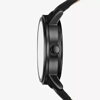 Relic By Fossil Mens Black Strap Watch Zr97021