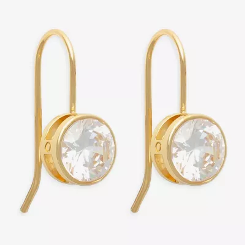 Mixit Gold Tone Cubic Zirconia Drop Earrings