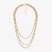 Mixit Hypoallergenic Gold Tone 16 Inch Fashion Strand Necklace