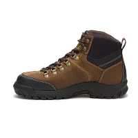 CAT Mens Threshold Waterproof Slip Resistant Steel Toe Work Boots