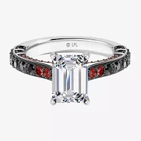 Star Wars Fine Jewelry Darth Vadar" (F / Si2)" Womens 1 1/2 CT. T.W. Lab Grown White Diamond 14K Gold Side Stone Engagement Ring