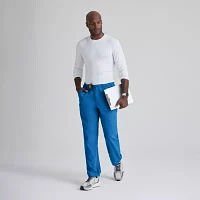 Barco One 0217 Amplify 7-Pocket Zip-Fly Mens Tag Free Stretch Fabric Moisture Wicking Scrub Pants