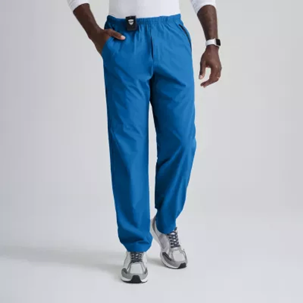 Barco One 0217 Amplify 7-Pocket Zip-Fly Mens Tag Free Stretch Fabric Moisture Wicking Scrub Pants