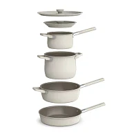 bella StoreMore Fits-anywhere Ceramic 9-pc. Cookware Set