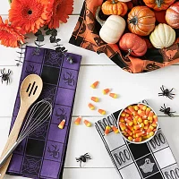 Design Imports Halloween Woven 3-pc. Dish Cloth