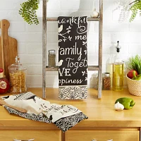 Design Imports Print 2-pc. Dish Cloths