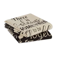 Design Imports Print 2-pc. Dish Cloths