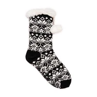 Muk Luks Cabin Womens 1 Pair Slipper Socks