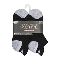 Skechers Active Heel Tab 6 Pair Low Cut Socks Womens