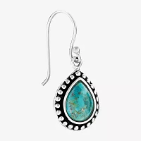 Blue Turquoise Sterling Silver 2-pc. Jewelry Set