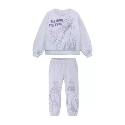 Toddler Girls 2-pc. Fleece Frozen Pant Set